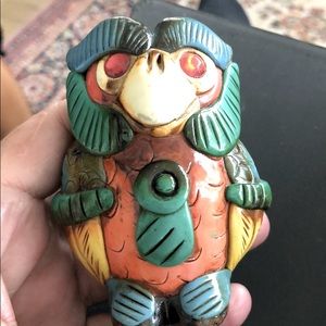 Ceramic Whistle owl figurine Clay Whistle